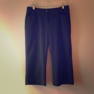 Relativity Pinstriped Dress Capris